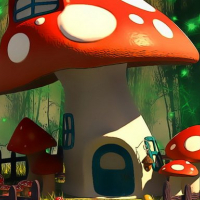 Funny Mushroom Houses Jigsaw Online
