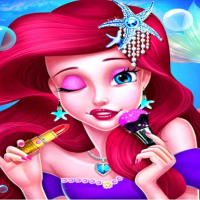 Mermaid Princess Makeup - Girl Fashion Salon game  Online