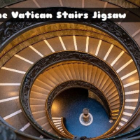 Rome Vatican Stairs Jigsaw Online