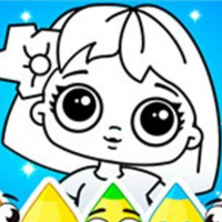 Coloring Dolls Game Online